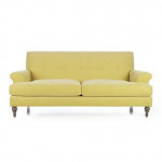 Crate and Barrel Camilla 2-seat Sofa in Yellow