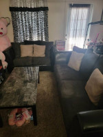 Living Room Set - Sofa, Loveseat, Tables