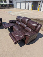 High End Reclining Leather Sofa Set