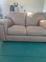 Leather Sofa, Loveseat & Ottoman