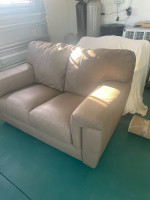 Leather Sofa, Loveseat & Ottoman