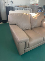 Leather Sofa, Loveseat & Ottoman