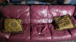 Maroon Sofa and Chair Set