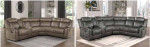 Sofa sets, sectionals, sofas with and without recliners, bedroom sets