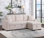 NEW Apt. SIZE Sectional Sofa converts to SLEEPER !