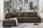 New Reversible Sectional sofa Gray|Brown