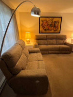 New power sofa and loveseat
