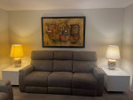New power sofa and loveseat