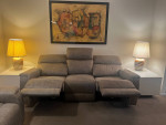 New power sofa and loveseat