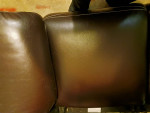 Dual Power Reclining Sofa (Brown)