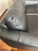 Italian leather sofa