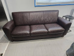 Brown Leather Sofa