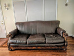 Leather Couch and Leather Sofa Chair
