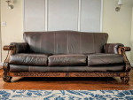 Leather Couch and Leather Sofa Chair