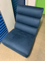 Blue Sofa Chair Mid Century
