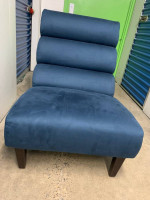 Blue Sofa Chair Mid Century
