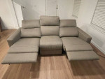 Sofa- power recline- 88 inches wide-like new