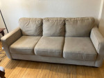 Sofa / couch, 3 seats, beige