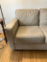 Sofa / couch, 3 seats, beige