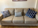 Sofa / couch, 3 seats, beige