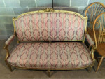 Louis XW style glited sofa loveseat