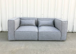 Modern contemporary Grey Fabric Modular sectional sofa set - brand new