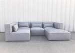 Modern contemporary Grey Fabric Modular sectional sofa set - brand new