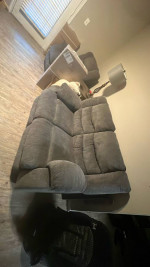 Three-piece Ashley recliner, loveseat, sofa chair