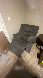 Three-piece Ashley recliner, loveseat, sofa chair