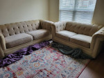 Sofa and loveseat