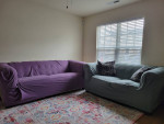 Sofa and loveseat