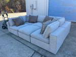 IMPORT HIGH END 6 PC MODULAR CLOUD SOFA