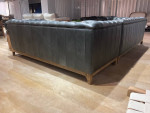 MOD Chesterfield Sectional Sofa and chair Top Grain Leather