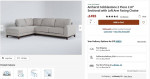 ****SECTIONAL SOFA (LIVING SPACES0****
