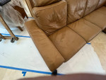 Natuzzi Leather Corner Sectional Sofa