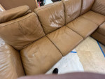 Natuzzi Leather Corner Sectional Sofa