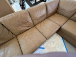 Natuzzi Leather Corner Sectional Sofa