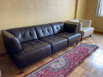 Contemporary Leather Sofa