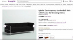 New! Black Modern Sofa