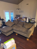 2 piece chaise sofa and love seat