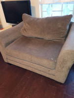 2 piece chaise sofa and love seat