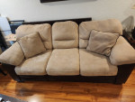 Living room set - sofa bed, love seat, and coffee table