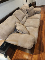 Living room set - sofa bed, love seat, and coffee table