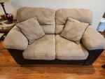 Living room set - sofa bed, love seat, and coffee table