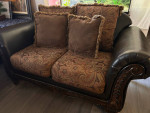 San Marino Leather Furniture Sofa and Loveseat set