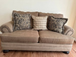 Keereel Sand Loveset & Sofa - Ashley