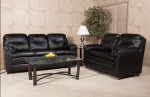 Stairatt gray fabric Sofa and Loveseat