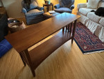 Ethan Allen American Impressions Sofa/Console Cherry Table