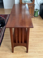 Ethan Allen American Impressions Sofa/Console Cherry Table