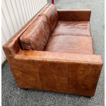 Restoration Hardware Leather Collins Sofa